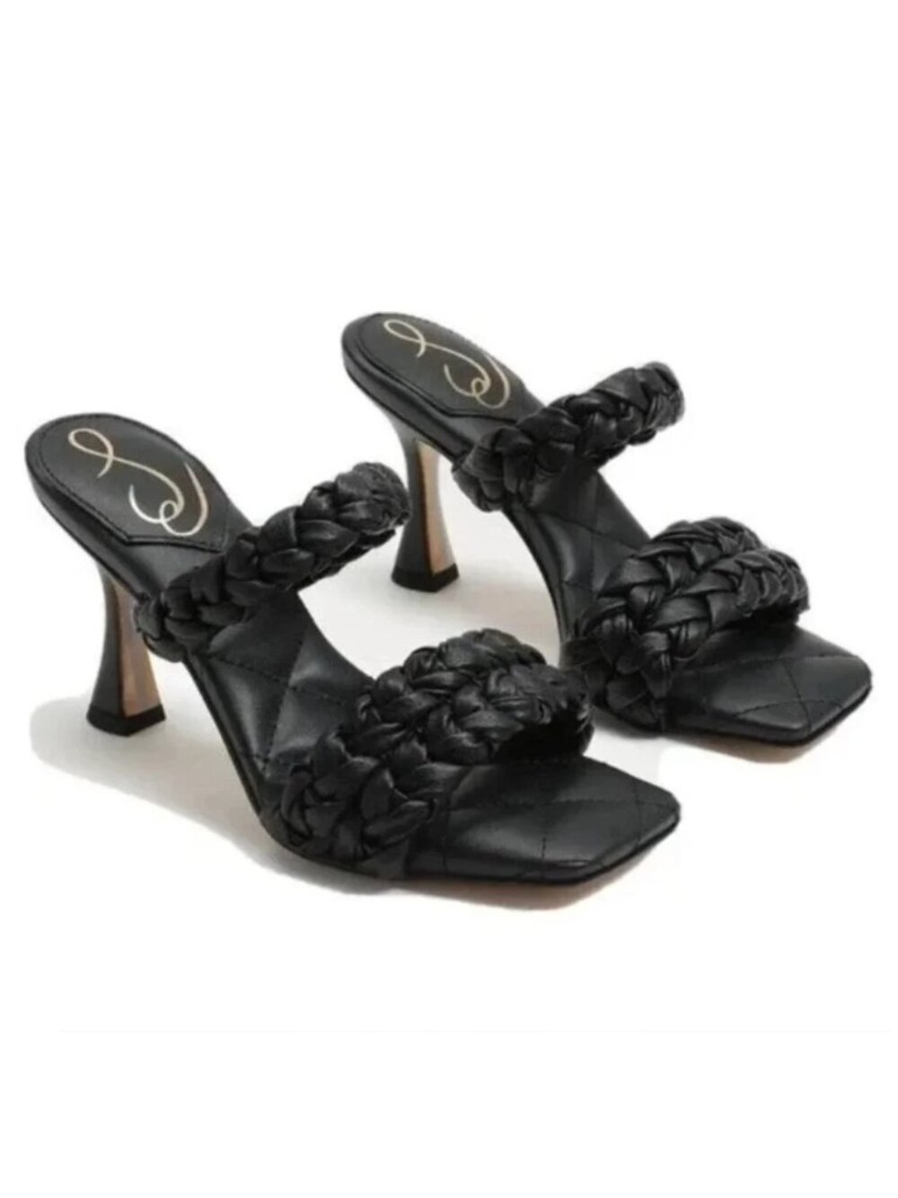 NIB - NEW Sam Edelman Meghan Sandal, Black Nappa - Size 6